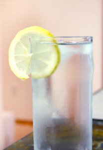 glass of water